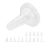 Acouto 15Pcs Pet Cat Dog Silicone Soft Nurse FeedingBottle Feeder Nipple Accessory Does Collapse Not Temperature NippleSilicone NipplePet NippleFeeding-Bottle NippleFeeder NipplePet