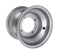 Acouto 18X9.50-8 ATV Wheel Rim Hub Aluminum Alloy Wheel Rim Replacement for ATV Go Kart Cart with 8 Inch Rim Diameter (4 Hole)