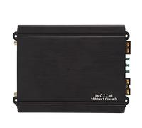 Acouto 1CH Car Amplifier 1000W Class D High Sensitivity Amp for Speaker Subwoofer System Car AmplifierCar Stereo AmplifierCar Speaker Power AmpCar System