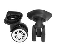 Acouto 1pair Luggage Wheel Spare Part Black 360 Degree Trunk Wheels Universal Suitcase Castor for Trolley Luggage Suitcase a a Hand Superbly Universal Small Whether Are