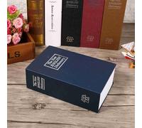 Acouto 1Pc Security Lock Dictionary Safe Secret Book Cash Jewellery Locker Box Steel and Sturdy Use Security BoxBook SafeSecurity Dictionary BoxSecurity Book BoxSecurity Lock (password blue)