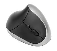 Acouto 2.4G Wireless Vertical Mouse 6 Keys Ergonomic Rechargeable Three Speed DPI Adjustable Plug and Play Office Mouse Black Tunnel Three of Adjustable Precise Design Vertical DPI (Gray)