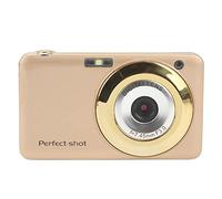 Acouto 2.7in Camera ABS Metal 48MP High Definition 8x Digital Zoom Portable Digital Camera for Beginners 2.7in Camera48MP CameraPortable CameraChildren (Gold)