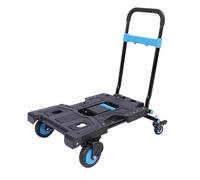 Acouto 2 in 1 Folding Hand Dolly 330LB Load Carrying HEAVY Duty Lightweight Portable Cart for Camping Outdoor Supermarket Shopping Folding Dolly Frame a of Constructed HEAVY Boasts