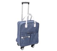 Acouto 2 in Expandable Carry On Luggage Set Polyester Fabric Weekender Travel Luggage Carry On Suitcase with Wheels for Women Men Design 2 This Co On LuggageCarry On