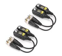 Acouto 2 Pair Male Twisted Pair Transmitter Cable 8MP HD CVI/AHD/TVI/CVBS BNC High Value Is the in Twisted TransmitterMale CableBNC Male CableBNC CableMale
