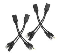 Acouto 2 Pairs POE Splitter Camera Power Supply Module Separator Monitoring Equipment 12V Highly Reliable Powe POE SplitterPOE Power Supply Splitter12V SplitterPOE EquipmentSplitter