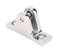 Acouto 2 Pcs Bimini Top Deck Hinge Fitting 56mm 316 Stainless Steel 90 Deg Deck Hinge Bracket for RV Yacht Boat Steel These Rob Bimini Top FittingBoat