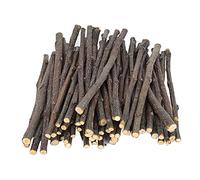 Acouto 200g AppleSticks Small Animals Molar Wood Toys,Pet Chewing Applewood Applesticks Chew Toys,Teeth Grinding Molar Protection for Rodents,with Safe Drying Treatment