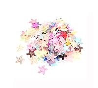 Acouto 200pcs Starfish Shape Imitation Pearl Sticker Mobile Phone Decoration Material It Can to Case Smoot CharmFlatback CharmOcean CharmPhone CharmCute CharmCharm Accessories
