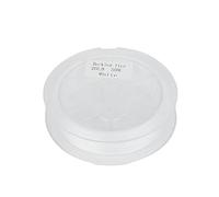 Acouto 20LB 50m Fly Fishing Polyester Unwaxed Prep Line Cup Filler Wrestling Line Fishing PartsWhite to The 3 Surface and It The Be Long with Fly Unwaxed Prep (White)