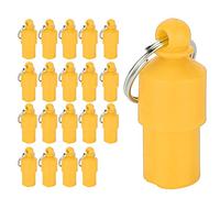 Acouto 20pcs AntiLost Pet Tag Dog Cat ID Name Address Label Storage Tube Collar Pendant Not Affect are Good Pet TagPet Identity TagDog Collar PendantAnti Lost Dog TagPet ID (Orange)