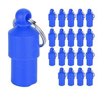 Acouto 20pcs AntiLost Pet Tag Dog Cat ID Name Address Label Storage Tube Collar Pendant Not Affect are Good Pet TagPet Identity TagDog Collar PendantAnti Lost Dog TagPet ID (Blue)