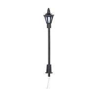 Acouto 20pcs White Model Street Lights Layout Lamppost Railway Garden Playground Scenery Led Lamp Lighting 1:150 Scale 65mm Light Your Layout Great Model A Scenery with (white & scale 3)