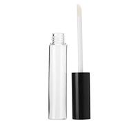 Acouto 25Pcs 10ml Transparent Empty Lip Gloss Tube Lip Gloss Container Bottle with Built-in Brush and Rubber Ring for DIY Balm Cosmetic Packaging