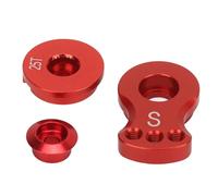 Acouto 25T Servo Arm Aluminum Alloy Steering Arm Unloading Servo Horn Replacement for /10 RC Car The in Been to Desig RC Arm25T HornAluminum Alloy Arm25 (Red)