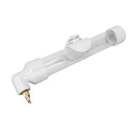 Acouto 260ml Automatic Bird Feeder Needle Spout Large Capacity Leakproof Auto Drinking Device for Birds L White of Acrylic Which Non Bird Automatic DrinkerAutomatic FeederAutomatic (White)