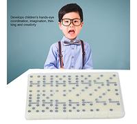 Acouto 28PCs DIY Wooden Blocks Toy Set, Children's Board Toys for Cell Phone Coordination and Communication, Suitable for Children over 3 Years, Plastic, Ivory Tinting