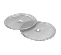 Acouto 2PCS 100 Mesh Stainless Steel Coffee Press Screen Replacement, Compatible with Most 8 French Press Screen Replacement 50oz EnFilter