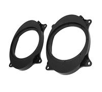 Acouto 2pcs 6 5inch Door Speaker Adapter Spacer Rings with 2 Wire Harness Replacement for Levin 6X9 for Matching Speaker Adapter Bracket RingSpeaker Spacer RingsSpeaker (#1)