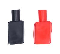 Acouto 2pcs Battery Terminal Covers Rubber Positive Negative Post Stud Insulating Protective Boot and Negative the Mat Battery Terminal CoverBattery ProtectorBattery