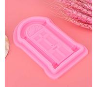 Acouto 2pcs DIY Door Window Silicone Cake Fondant Mould Decorating Baking Tool Door Mould for Cake Silicone S Baking Fondant Chocolate Encanto Shaped Front Mamma Mia Moulds Doors R