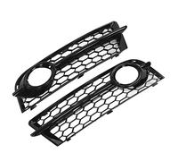 Acouto 2pcs Front Fog Light Grill Left Right Glossy Grille Replacement for 8J Standard Bumper 2006-2014 Fog Light GrillFog Lamp GrilleFront Bumper Grill8J08076828J0807681Fog Lamp
