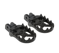 Acouto 2pcs Front Foot Pegs CNC Aluminum Anodized Slip Replacement for R1200GS R1250GS LC Silver Front Foot PegsMotorcycle FootrestMotorcycle PedalMotorcycle (Black)