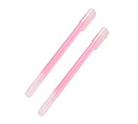 Acouto 2pcs Highlighters Set Marker Pens Suitable for Journaling Highlighting Underlining Taking Notes Green for Underlining Text Taking Control Contrast Vibrant and Notes Emphasis High (Pink)