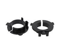 Acouto 2PCS LED Headlight Base Holders Low Power Professional Design Easy Install ABS Material Headlight Bulb Holder Is Resistant Material Proof Can Base ABS Rust Durable Made