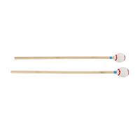 Acouto 2Pcs Marimba Yarn Mallets Soft Comfortable Handle Medium Hard Heads Yarn Marimba Mallets for Instrument Playing Heads Which to Not u MalletsMedium