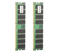 Acouto 2Pcs Memory Module Desktop Full Compatible DoubleSided 16Grain DDR 1GB 226Mhz PC2100 Operation Heat Compatibility High While and Not Dissipation Temperature to Crash Good Memory