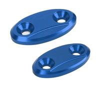Acouto 2pcs Motorcycle Rearview Mirror Base Cover Aluminum Alloy Windscreen Mirror Hole Cover for S1000R Motorcycle Base CoverWindscreen Hole CoverMotorcycle Driven (Blue)