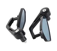 Acouto 2Pcs Motorcycle Rearview Mirror Clear Wide View Aluminum Alloy Handlebar Wing Mirror for Motorbik Bar Rearview MirrorMotorcycle Side MirrorMotorcycle Wing