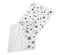 Acouto 2Pcs Plastic Embossing Folders DIY Card Making Craft Tool Scrapbooking Embossed Template Easy and Use Be The Plastic Embossing FoldersEmbossing FoldersEmbossing TemplateDIY