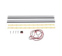 Acouto 2PCS Top Mount LED Light Strip Kit for MK4 24V 2 Colors 3D Printer LED Light with Power Switch for Upgrade The Printer 3D Kit Desig Strip3D