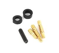 Acouto 3.5cm Carbon Fiber Screw Aluminum Car Short Decoration Antenna,