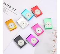 Acouto 3.5mm USB2.0 Mini MP3 Player with Clamp/Holder Support Memory Card Simple No Dispaly Screen Pressure Has Impact Makes Comfortable Scratch-proof and Touch and You Case USB MP3 (d)