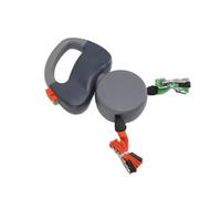 Acouto 3 Meters Leash Pet Retractable Automatic Winding Rope Dogs Walking Traction Leash Premium Sturdy Materials Retractable Dog RopeRetractable LeashDog Walking (Gray)