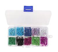 Acouto 300pcs Bulb Pins Prevention Colored Iron Stitch Markers Crochet Markers with Plastic Box for DIY Sewing Curved Trough and Ke Bulb PinsMetal PinsStitch MarkersSafety PinsCrochet
