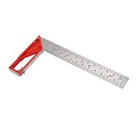 Acouto 30cm Stainless Steel Right Angle Ruler 45°/90° Woodworking Try for Multiple Purposes Count The Be Centim RulerStainless Steel RulerWoodworking ToolCarpenter RulerCarpenter Tool