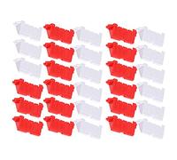 Acouto 30Pcs RC Roadblocks Plastic Drift Race Road Barriers Remote Control Car Accessories Sturdy Durable Damag RC RoadblocksRoad BlocksRC Car AccessoriesRoadblocks ToysMini BlocksModel