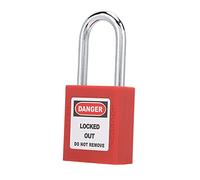 Acouto 38MM Lockout Tagout Lock Anti?Skid Steel Beam Isolation Design Padlock with 2 Keys Lockout Tagout Lock Regulations Standards Essential for Workplace Foc It an Employee Enhances