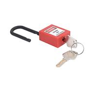 Acouto 38MM Lockout Tagout Lock Nylon Beam Isolation Design Padlock with 2 Keys of The Reducing Keys Lockout Tagout LockAnti-Skid PadlockElectrical PadlockEngineering LockLockout LockLock