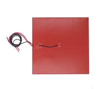 Acouto 3D Printer Silicone Heated Pad 350W 300mm Length 100K Thermistor Strong Adhesive Silicone Pad Heater for Hot Bed DC 24V to 180°C Heating The 3D Printer Heated Pad3D (DC12V)