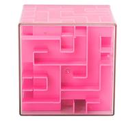 Acouto 3D Puzzle Maze Box/Cover Intelligent Fun Brain Game Box Educational Toys for ChildrenBlue for Development Intellectual B 3D Puzzle MazeMaze Cube3D Maze3D MazePuzzle Maze (Pink)
