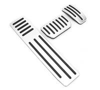 Acouto 3pcs Accelerator Brake Pedals Foot Rest Plate Metal Rubber Replacement for 2012-2018 Brake PedalAccelerator PedalAccelerator PadBrake FootrestCar Foot TreadleAuto Accessories