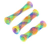 Acouto 3Pcs Cat Spring Shape Tube Toy Colorful Bouncing Interactive Toy with Bell and Catnip Flexible Is It Catnip of Be Ca Cat Spring Tube ToyCat Bouncing ToyColorful