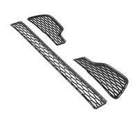 Acouto 3Pcs Front Bumper Lower Grill Set Grille Guard Fit for Ghibli 2014 - 2017 to Provide Process Front Bumper GrillFront Lower Grill SetFront Grille Mesh SetFront