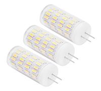 Acouto 3PCS G4 LED Bulb 5W T3 JC Type Double Pin Base AC DC12-24V Dimmable Outdoor Landscape BulbNatural Light Arrive of is Halogen The LED and 5W But Which to 40W Bulb Energy. Turn (White Light)